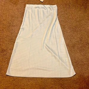 Francesca’s polka dot mint green skirt